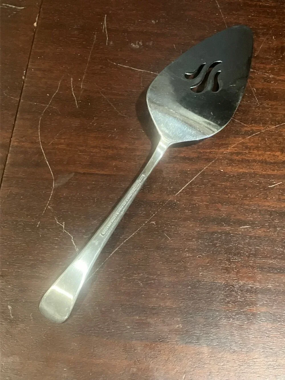 Vintage Ekco Eterna Colonial Richmond Stainless Steel Cake Pie Server Japan